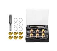 13 Stück Ölablassschraube Gewinde-Reparatursatz, M13-M20 x 1,5 mm Edelstahl, für Motorölwanne, Getriebe & Differentialreparatur (M13X1,5)