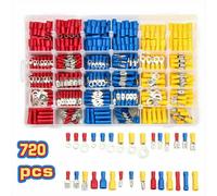 1300x Kabelschuhe Auto KFZ Steckverbinder Flachstecker Quetschverbinder Satz Set