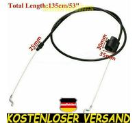 135CM Rasenmäher Motorbremse Radantrieb Gaszug Bowdenzug Seil Seilzug