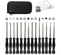 14-teiliges Vergaser-Einstellwerkzeug-Schraubendreher-Set für 2-Takt-Motor, Kettensäge, Trimmer, Gebläse, Heckenschere, kompatibel mit Handwerkern