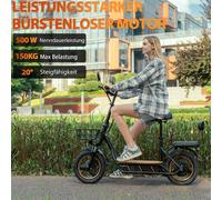 14 Zoll Elektro-Scooter 500w Elektroroller 1248WH 45km/h Bis 100km E-Scooter