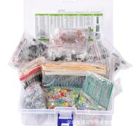 1400/1818pcs Elektronik Komponenten Diode Transistor Kondensator Widerstand Kit