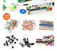 1400PCS LED-Elektronik Komponenten Diode-Transistor-Kondensator-Widerstand-Kit