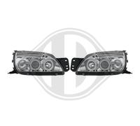 DIEDERICHS Hauptscheinwerfersatz HD Tuning Vorderseite links rechts Glasklar für FORD 1403580