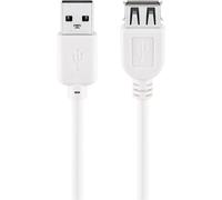 140x Goobay 96198 USB 2.0 Hi-Speed-Verlängerungskabel, weiß, 1.8 m - USB-2.0-Ste
