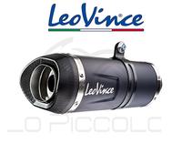 14390EBK Vollbeladung Leovince Schwarz LV One Evo Honda CB 125 R 2021 2022 2023