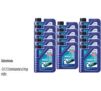 14x Liqui Moly Marine 2T Motor Oil Motorrad Motoröl API TC JASO FB 1L