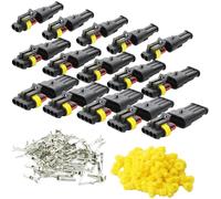 15 Set Wasserdicht Schnellverbinder, Kabel Steckverbinder Stecker für KFZ LKW