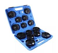 15 tlg Universal Ölfilterkappen Ölfilterschlüssel Mercedes BMW VW Ford Opel Fiat