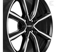 Alufelge DEZENT TN Einteilig DARK - Schwarz Frontpoliert 6.00 x 15 ET 38.00 4x100.00