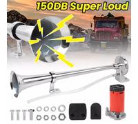 150DB Fanfare Hupe Druckluft Horn Nebelhorn Auto Lufthupe mit Kompressor PKW 12V