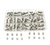 150pcs Fuses 5mm x 20mm 0.1A 30A Fuse Assortment Kit Car Insurance Glass Tube