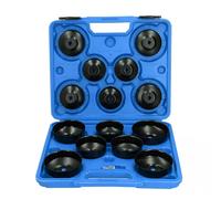 15 tlg Universal Ölfilterkappen Ölfilterschlüssel Mercedes BMW VW Ford Opel Fiat