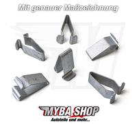 15x Metall Befestigung Clips Innenverkleidung für VW Skoda Seat Audi 4A0867276