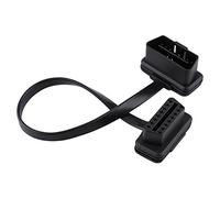 16 Pin Stecker auf Buchse OBD2 Kabel, Premium ABS Material Diagnose Verlängerungskabel Überlegene Flexibilität(30cm) Autoversicherung & Autoreparatur