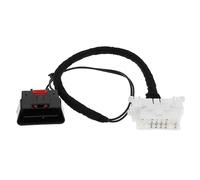 16-poliges OBD-II-Schutzanschlusskabel, kompatibel mit Ford Focus, Fiesta, Transit J1962 Konvertierungsleitung und OBD2-Stecker-Verlängerungsadapterkabel, Diebstahlschutz mit Schloss, 50 cm