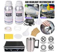 1600g Scheinwerfer Reparatur Set Aufbereitungsset Bedampfen Aufbereitung Silber