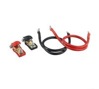 16mm2 5AWG Batteriekabel 50cm mit Kabel Batterieschalter M8 Anschlüsse für zuverlässige 12V für Auto-, Boots- und Solarbatterieanschlüsse