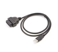 16Pin OBD2 Auf USB Port Ladegerät Adapter Kabel Anschluss Diagnosewerkzeug (D)