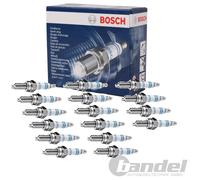 16x BOSCH ZÜNDKERZE DOPPELPLATIN für MERCEDES E+S-KLASSE W210 W220 C208 V8 + AMG
