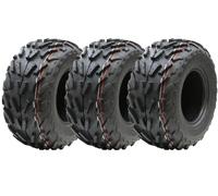 16x8.00-7 Quad ATV Tyres 4-ply Wanda P329 E-Marked Road Legal 80kgs (Set of 3)
