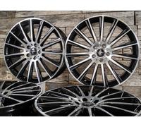 17 Zoll KESKIN KT18 5x112 ET38 Alufelgen BLACK FRONT POLISH