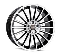 Keskin KT15 Speed Black Front Polish Alufelge 17 Zoll ET38 5x112 ML66,6