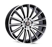 17 Zoll KESKIN KT18 5x112 ET38 Alufelgen BLACK FRONT POLISH