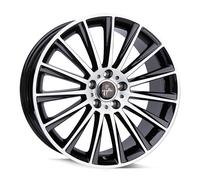 17 Zoll KESKIN KT18 5x120 ET35 Alufelgen BLACK FRONT POLISH