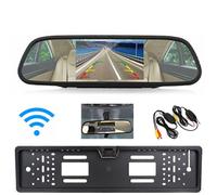 170° Auto IR HD Rückfahrkamera Funk Kabellos Mit 4,3" LCD Rückspiegel Monitor