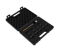 17PC Parksensor Lochstanzwerkzeug for Stoßstangen 17-32mm Kohlenstoffstahl HSS-G