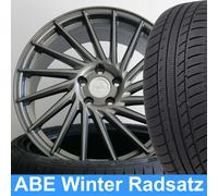 18" ABE Keskin KT17 PP Winter Kompletträder 225/40 für Mercedes C63 AMG Kombi 04