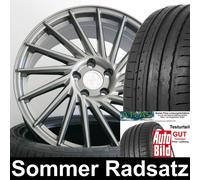 18" Keskin KT17 Palladium Komplettrad 225/40 für VW Golf 6 Variant 1KM