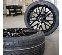 Damina Performance, DM08, 8x18 ET30 5x112 66,6, black painted
