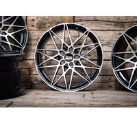 MAM B2 Schwarz Frontpoliert Alufelge 18 Zoll ET35 5x120 ML72,6