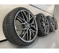 18 Zoll Damina DM08 Felgen et45 5x112 grau für Mercedes W176 W177 Audi S-Line