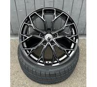 Damina Performance DM08 black 8.5x19" ET35 LK5 112 ML 66.6 Alufelgen 19 Zoll