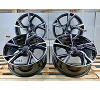 18 Zoll Felgen Avus AF20 schwarz für Audi A4 S4 B6 B7 B8 B9 A5 B8 A8 4H A7 4G