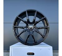V1 Wheels V1 8,0 x 18 5 X 112 ET 45 Schwarz Glanz Felgen Audi A3 A4 A6 Q2