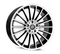 Keskin KT15 Speed Black Front Polish Alufelge 18 Zoll ET45 5x112 ML66,6