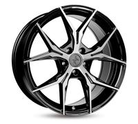 Keskin KT19 Angel Black Front Polish Alufelge 18 Zoll ET45 5x108 ML72,6