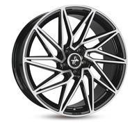 Keskin KT20 Future Black Front Polish Alufelge 18 Zoll ET45 5x112 ML72,6