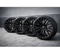 Alufelge 2DRV by WHEELWORLD by WHEELWORLD WH37 Einteilig Schwarz GlÃ¤nzend Lackiert (SW+) 8.00 x 18 ET 48.00 5x112.00 Wintertauglich