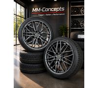 Damina Performance DM08 silver 8x18" ET35 LK5 112 ML 66.6 Alufelgen 18 Zoll