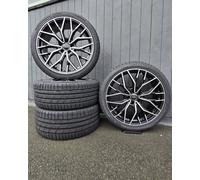 Damina Performance DM08 black 8.5x19" ET35 LK5 112 ML 66.6 Alufelgen 19 Zoll