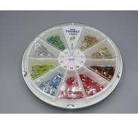 180 Kfz Sicherungen Set Auto Flachsicherungen Mini Sortiment Kit 5 A bis 30 Amp