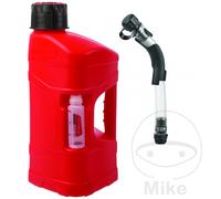 Kraftstoff Kanister 10 Liter für Rennsport Motorsport Benzin, Farbe: rot, Größe: 10Liter