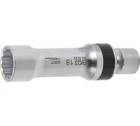 BGS 6849 | Zündkerzen-Gelenkeinsatz Zwölfkant mit Haltefeder | 10 mm (3/8") | SW 18 mm | Zündkerzenschlüssel