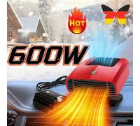 18V-21V Akku Heizlüfter 600 Watt Kfz Auto Zusatzheizung Keramikheizer mit LED DE