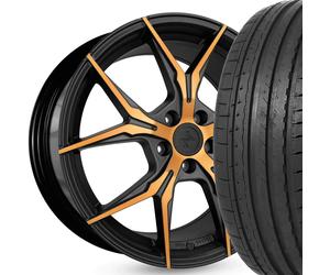 19" Edition Keskin KT19 Schwarz Front Cooper Sommerräder 235/35 R19 Aktion fr VW